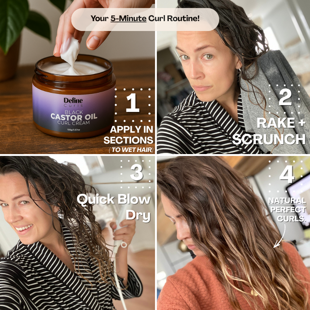 DefineCurls Black Castor Oil Curl Cream