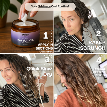DefineCurls Black Castor Oil Curl Cream
